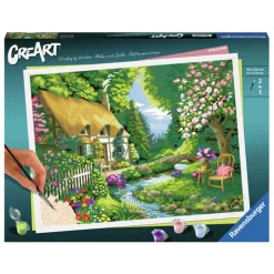 Ravensburger CreArt Schilderen op Nummer - Cottage Garden
