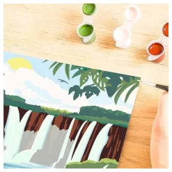 Ravensburger CreArt Schilderen op Nummer - Iguazu Watervallen
