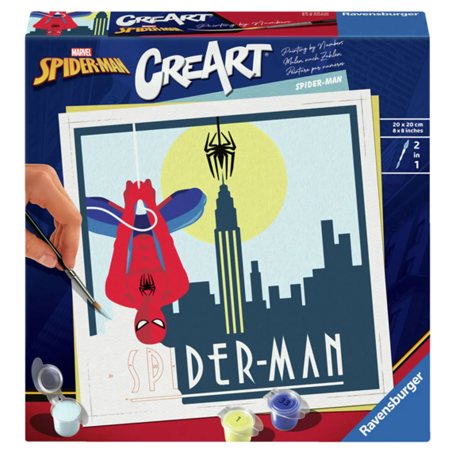 Ravensburger CreArt Schilderen op Nummer - Marvel/Spiderman