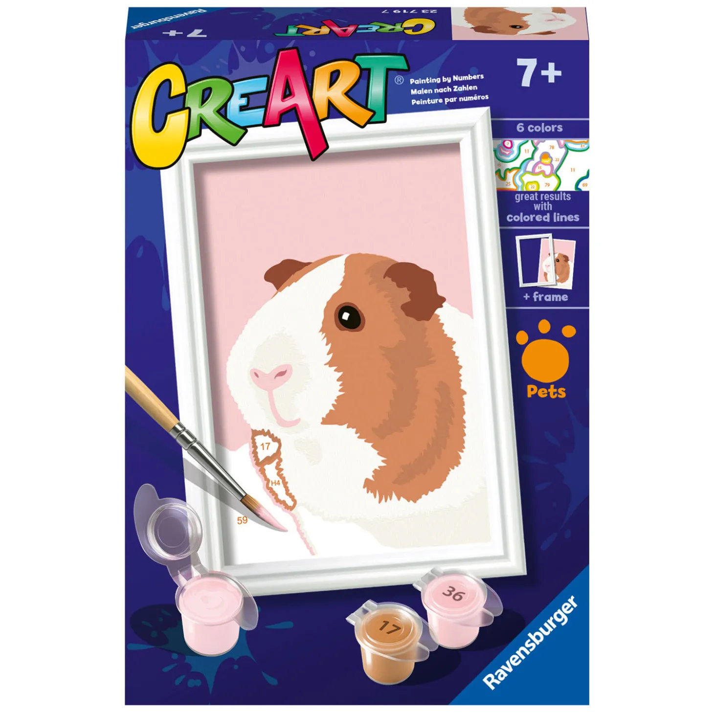 Ravensburger CreArt Schilderen op Nummer - Cavia