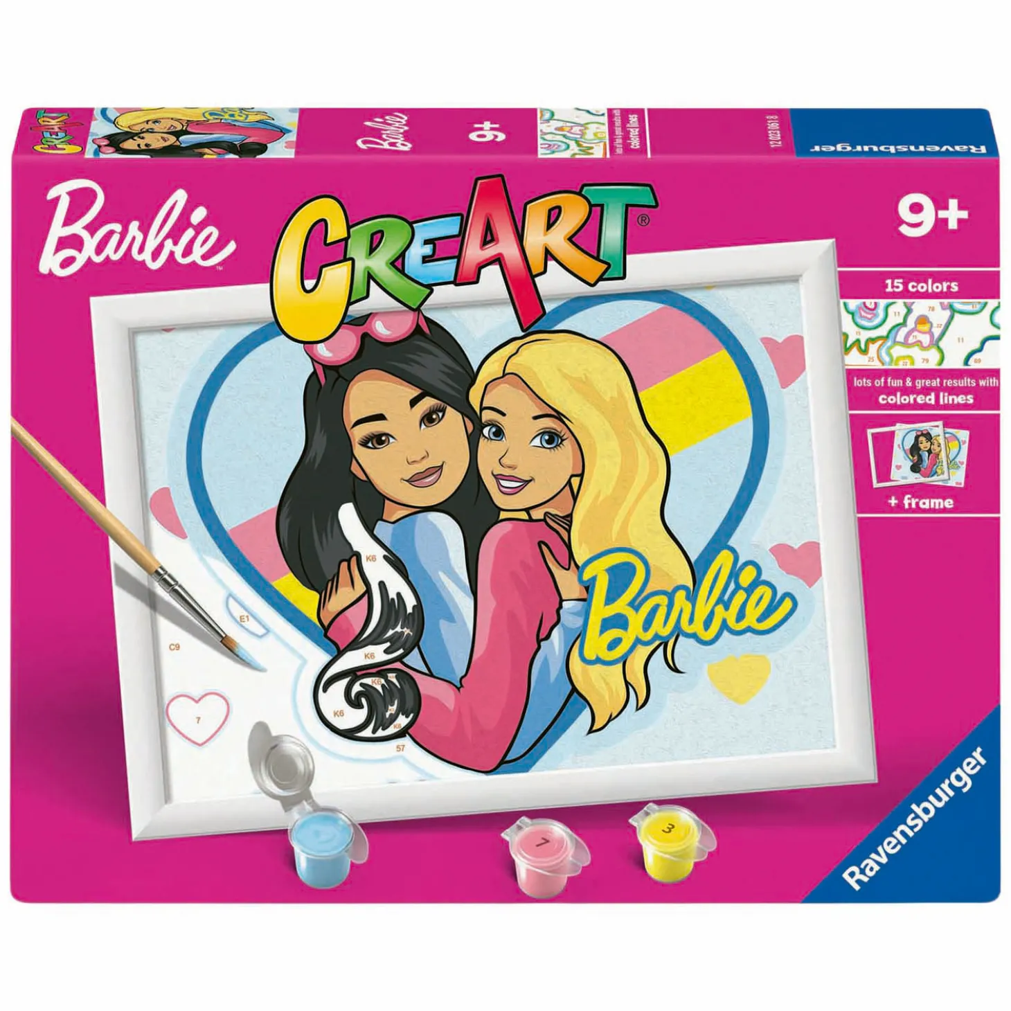 Ravensburger CreArt Schilderen op Nummer - Barbie-Duo