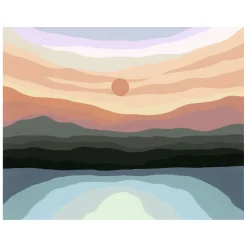 Ravensburger CreArt Schilderen op Nummer - Minimalistisch Landschap