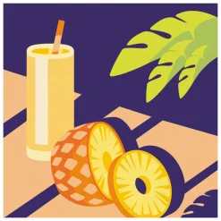 Ravensburger CreArt Schilderen op Nummer - Ananas