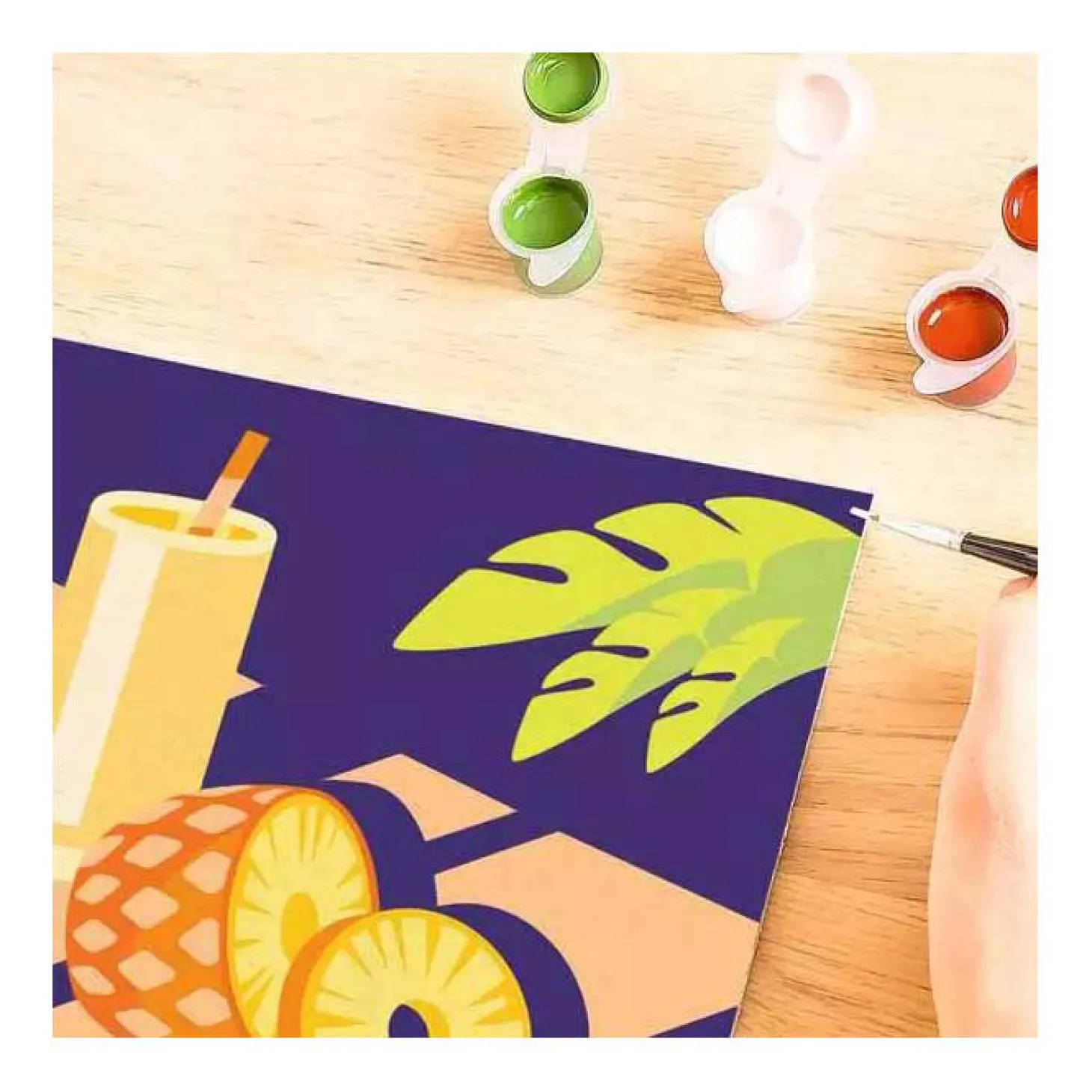 Ravensburger CreArt Schilderen op Nummer - Ananas