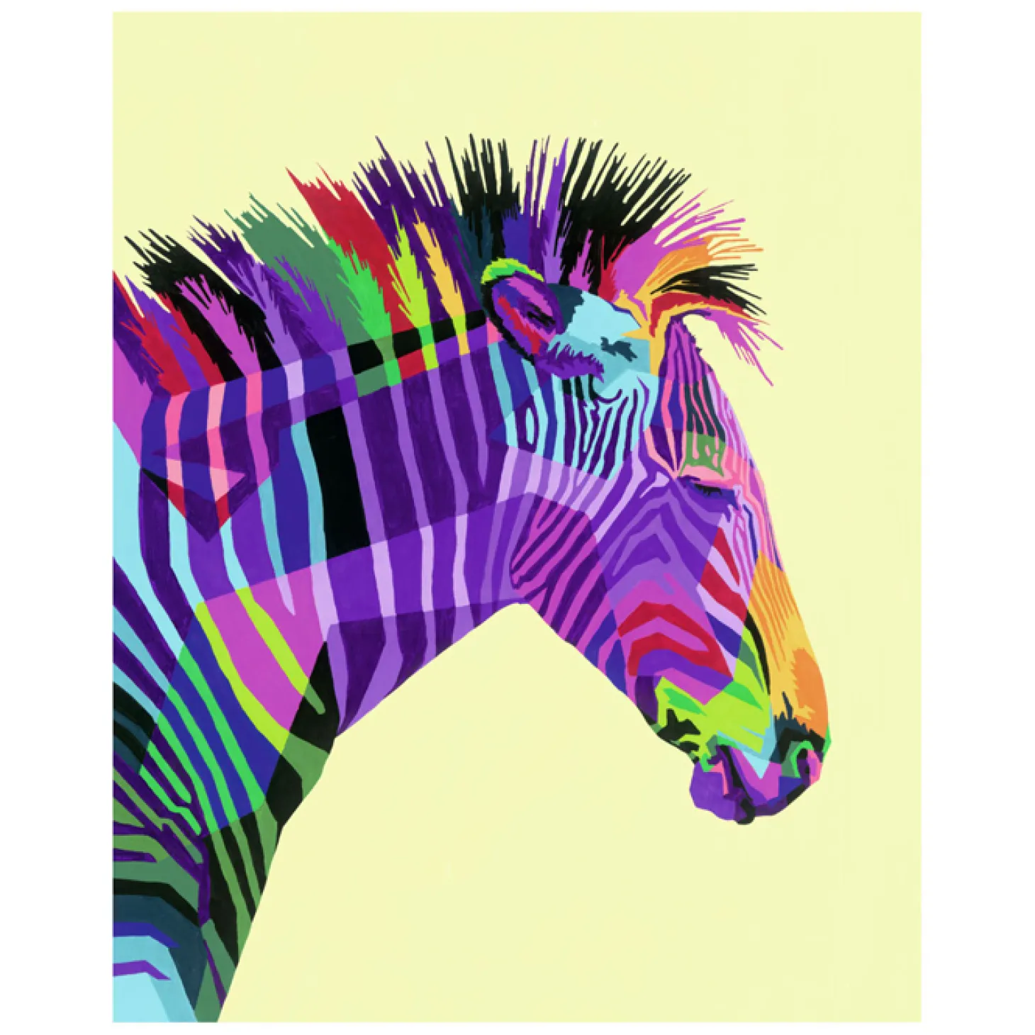 Ravensburger CreArt Schilderen op Nummer - Zebra