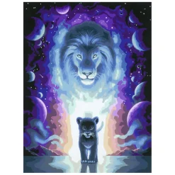 Ravensburger CreArt Schilderen op Nummer - Lion Jojoesart