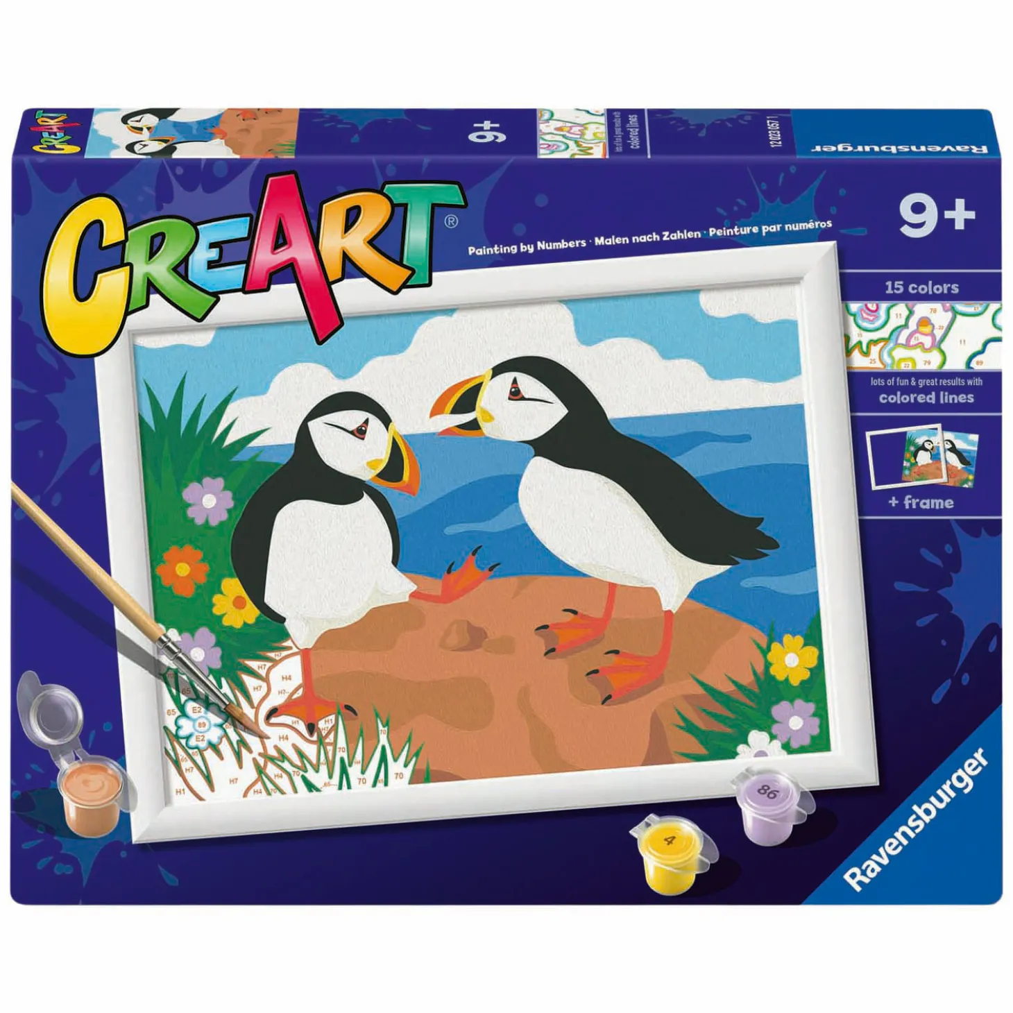 Ravensburger CreArt Schilderen op Nummer - Papegaai Duikers