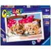 Ravensburger CreArt Schilderen op Nummer - Twee Knuffelige Katten