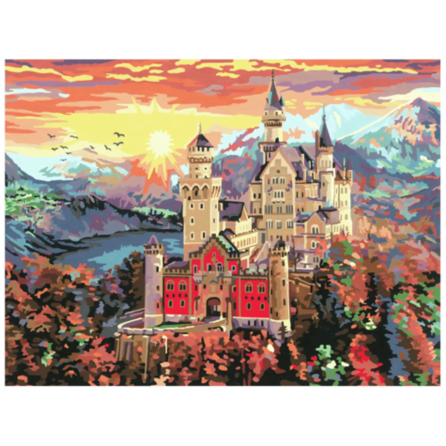 Ravensburger CreArt Schilderen op Nummer - Fairytale Castle