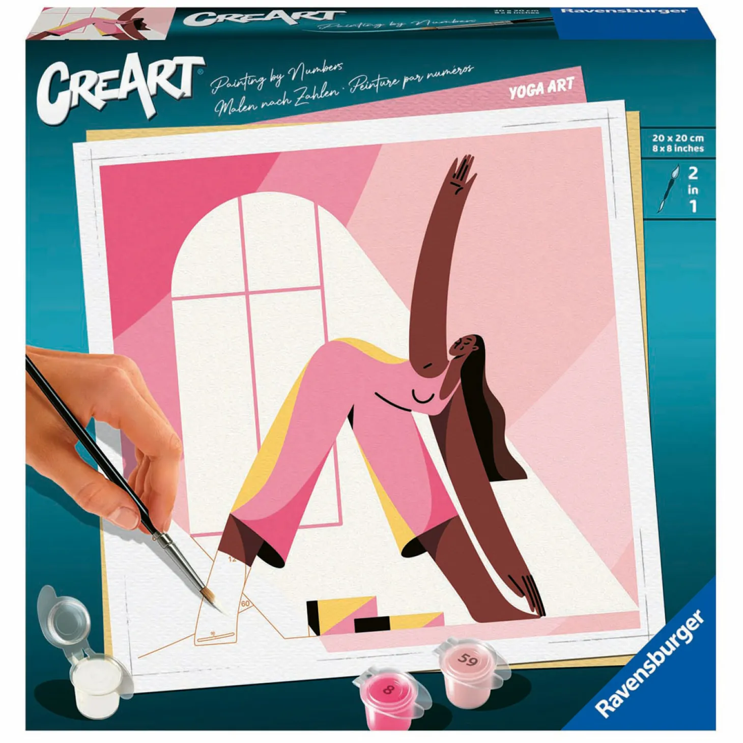 Ravensburger CreArt Schilderen op Nummer - Yoga