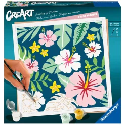 Ravensburger CreArt Schilderen op Nummer - Exotische Bloemen
