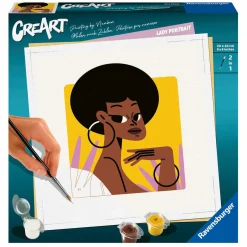 Ravensburger CreArt Schilderen op Nummer - Vrouwelijk Portret