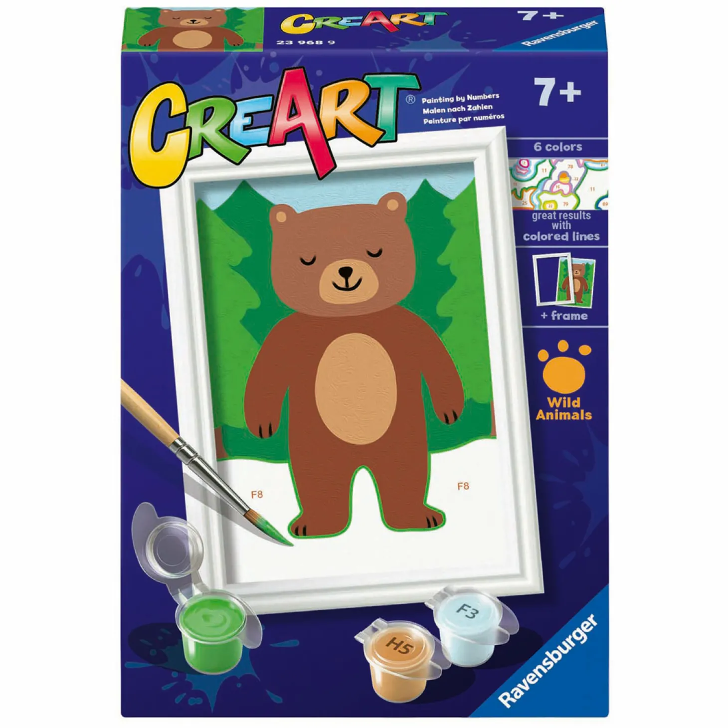 Ravensburger CreArt Schilderen op Nummer - Beer