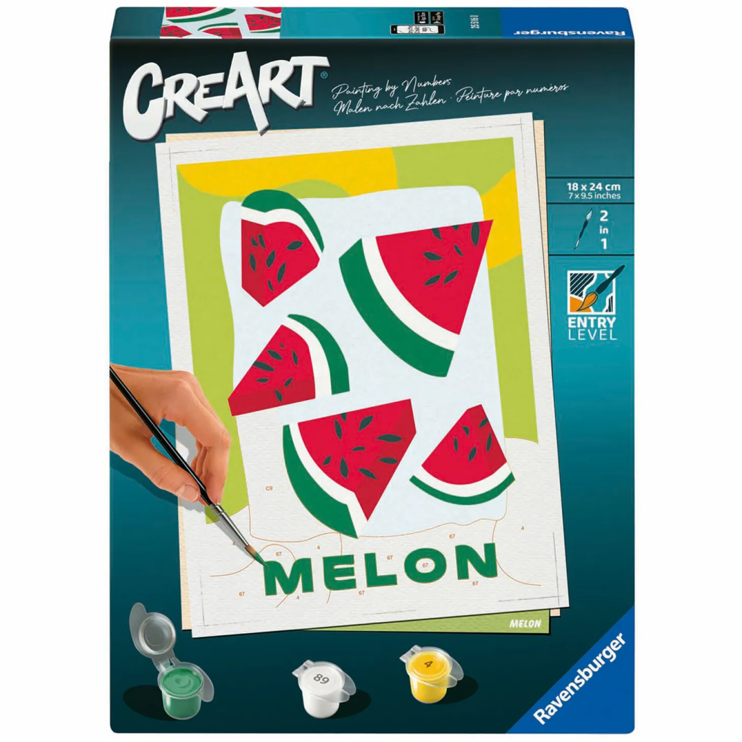 Ravensburger CreArt Schilderen op Nummer - Meloen