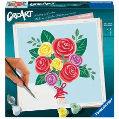 Ravensburger CreArt Schilderen op Nummer - Rozen Boeket