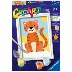 Ravensburger CreArt Schilderen op Nummer - Tijger