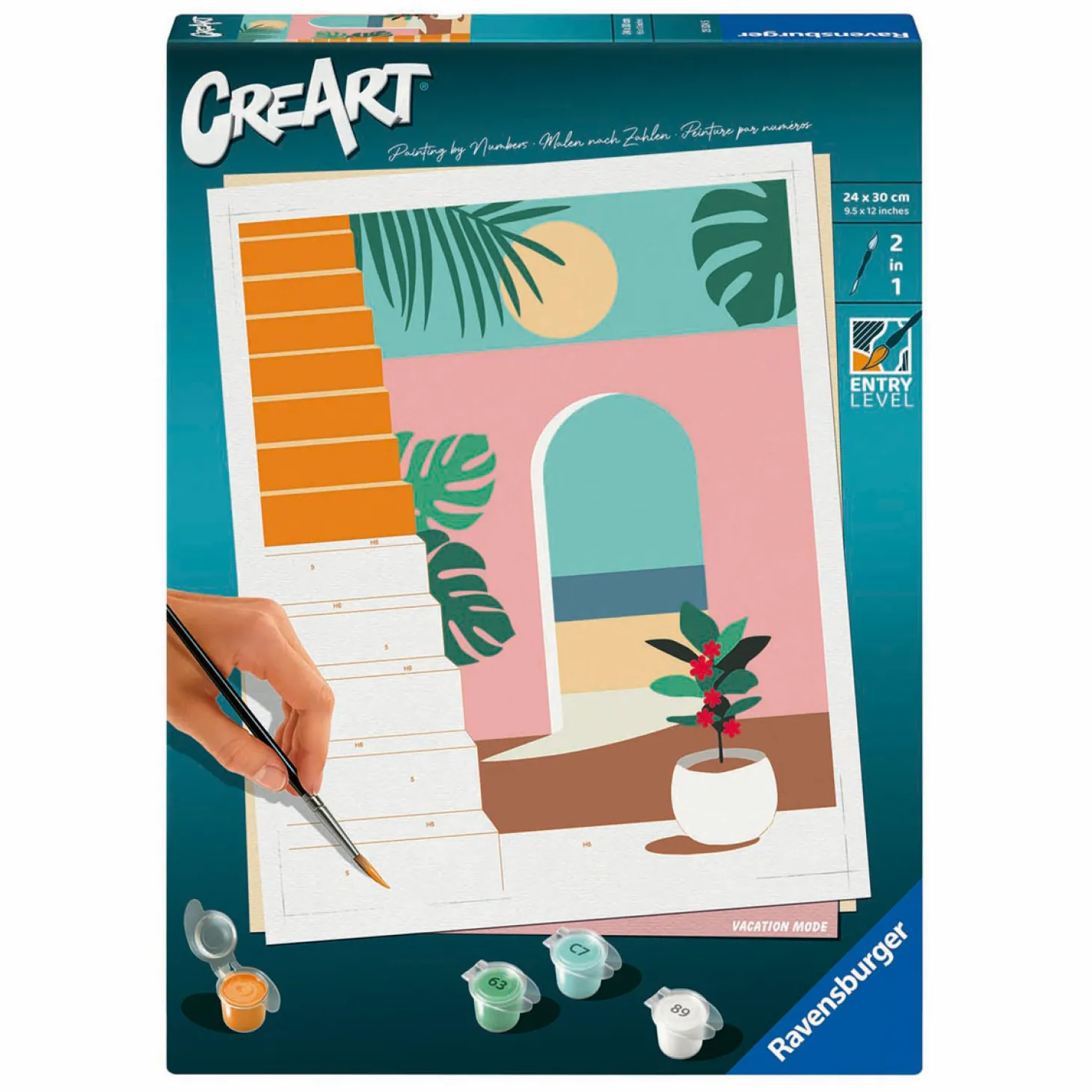 Ravensburger CreArt Schilderen op Nummer - Vakantie