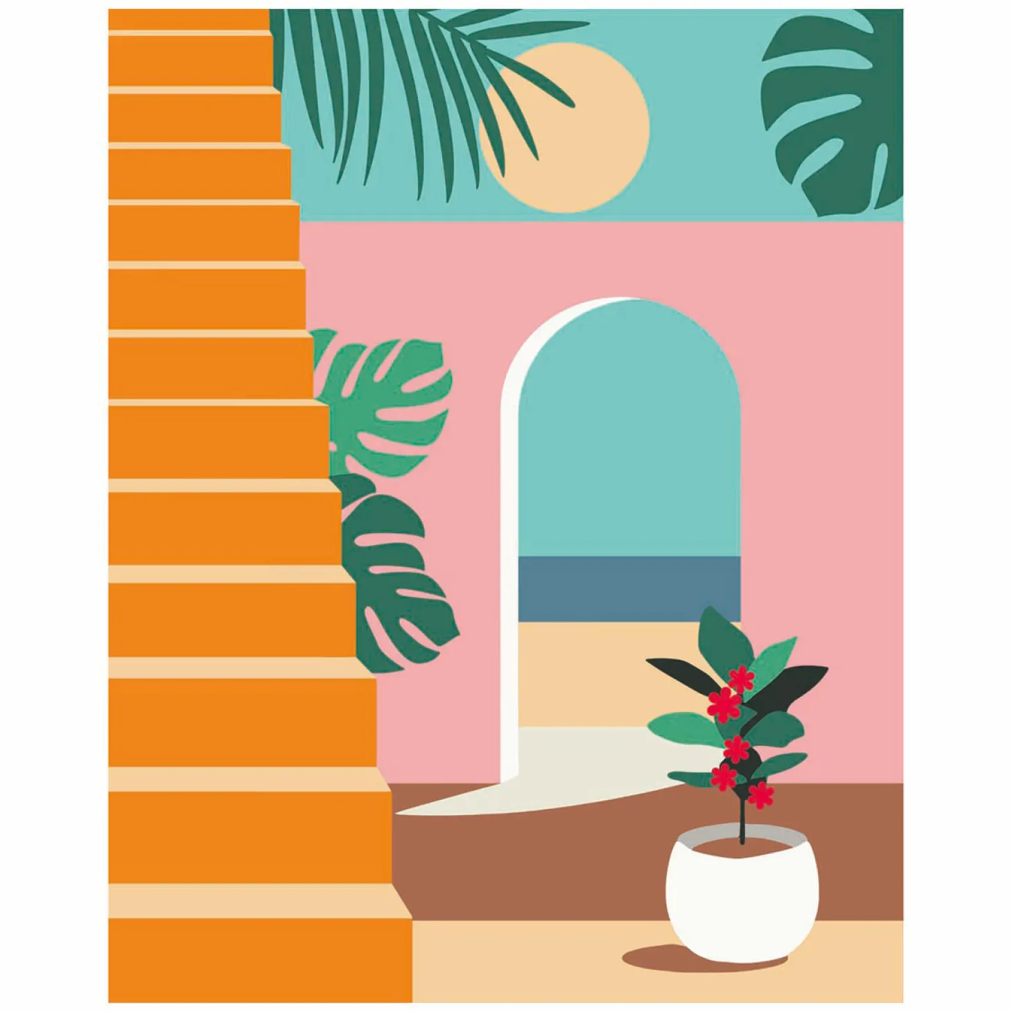 Ravensburger CreArt Schilderen op Nummer - Vakantie