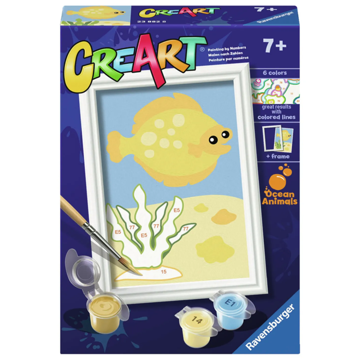 Ravensburger CreArt Schilderen op Nummer - Trendy Fish