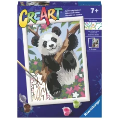 Ravensburger CreArt Schilderen op Nummer - Speelse Panda