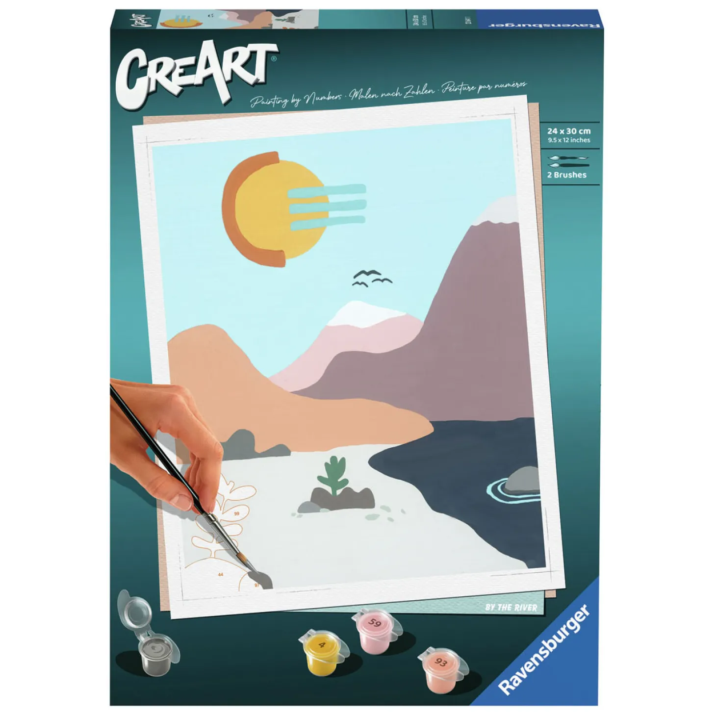 Ravensburger CreArt Schilderen op Nummer - By The River