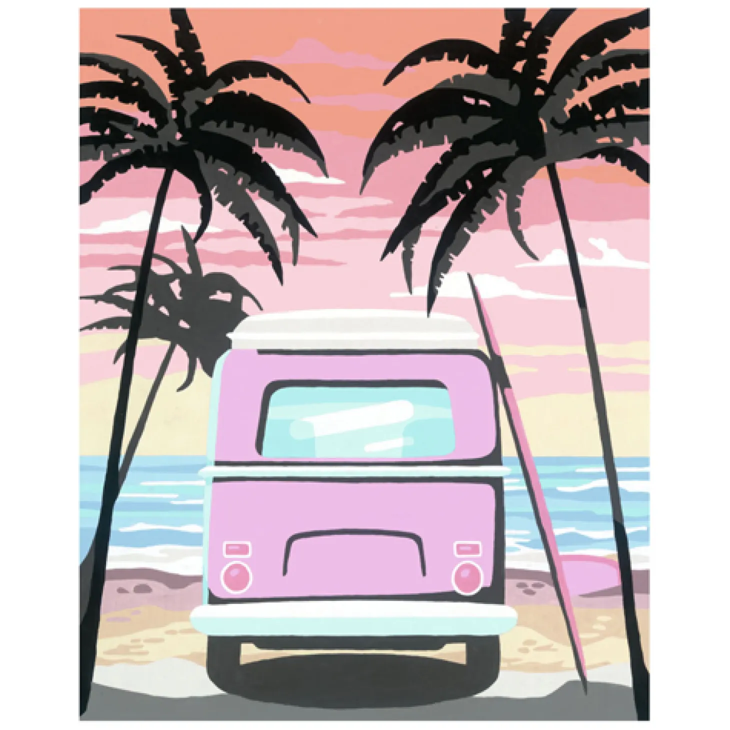 Ravensburger CreArt Schilderen op Nummer - Beach Life