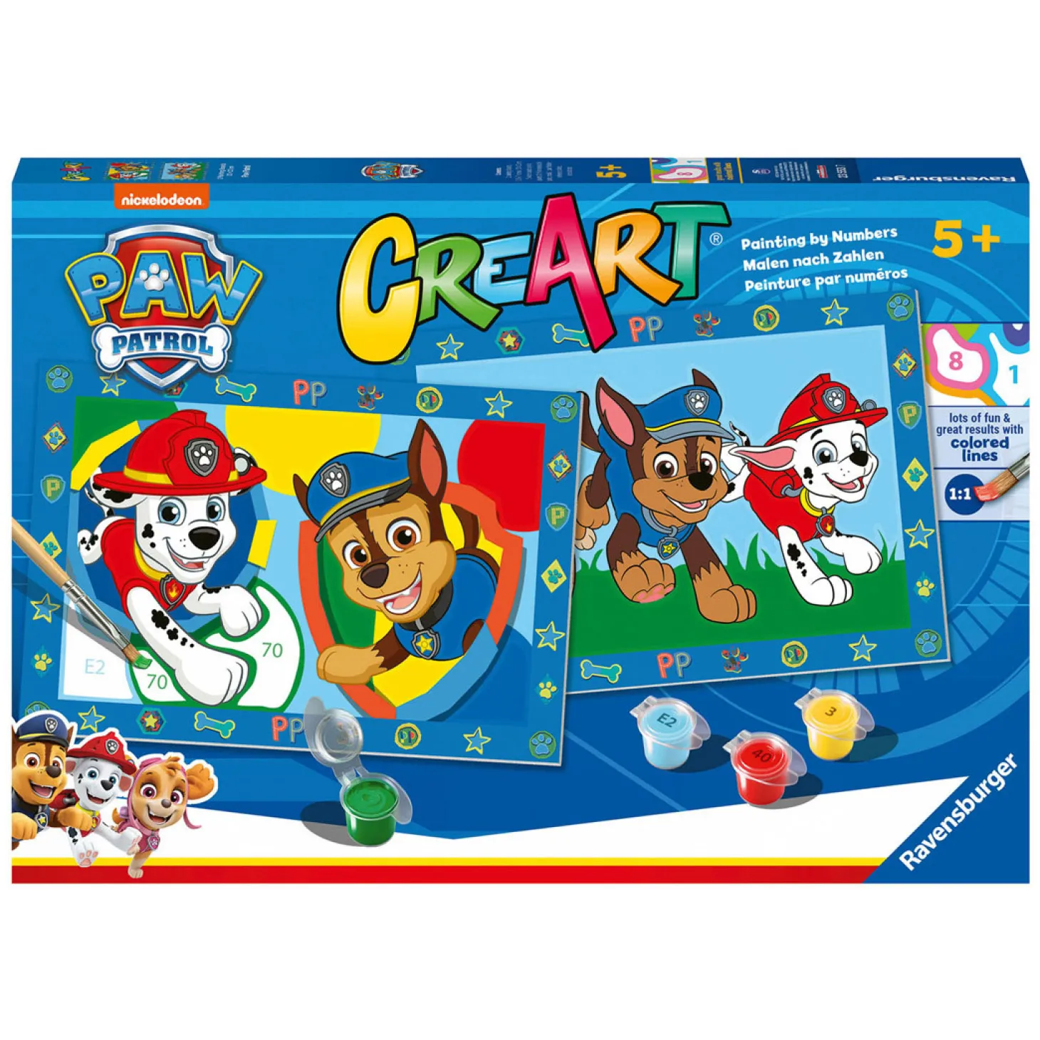 Ravensburger CreArt Schilderen op Nummer - PAW Patrol