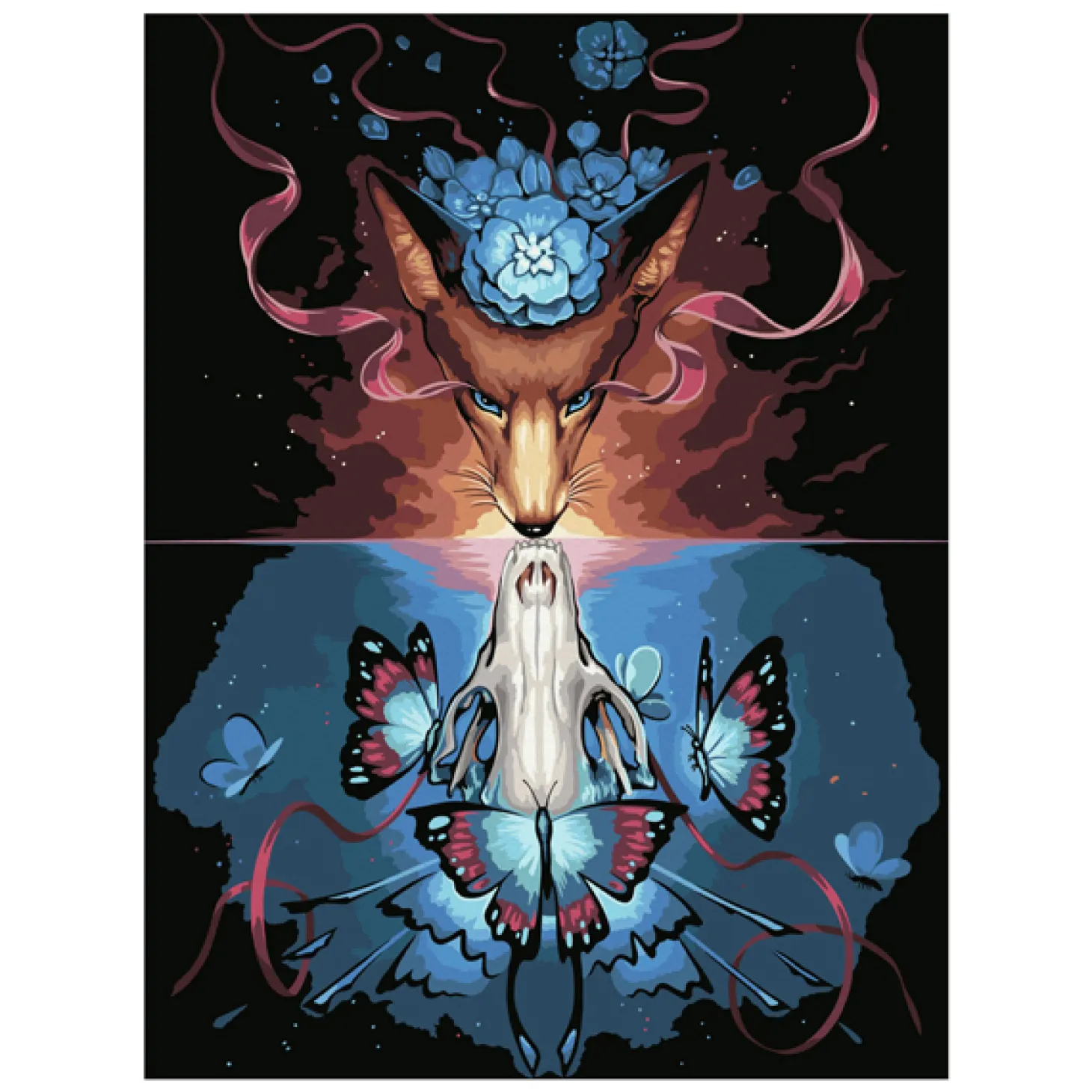 Ravensburger CreArt Schilderen op Nummer - Beautiful Death