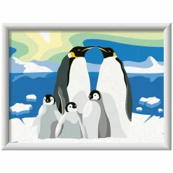 Ravensburger CreArt Schilderen op Nummer - Pinguin Familie