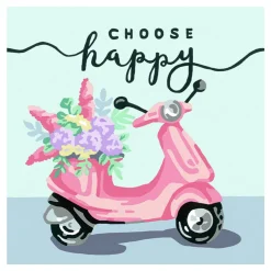 Ravensburger CreArt Schilderen op Nummer - Choose Happy