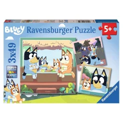 Ravensburger De Avonturen van Bluey Legpuzzel, 3x49st.