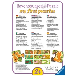 Ravensburger Dieren en hun Kleintjes Puzzel, 9x2st.