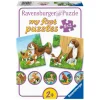 Ravensburger Dierenfamilies op de Boerderij, 9x2st.