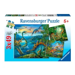 Ravensburger Dinosauriers, 3x49st.