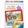 Ravensburger Graafmachine, tractor en kiepauto, 3x6st.