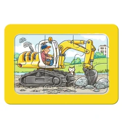 Ravensburger Graafmachine, tractor en kiepauto, 3x6st.