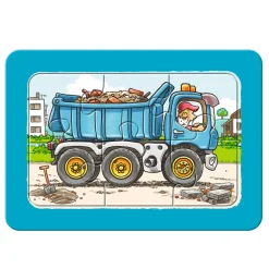 Ravensburger Graafmachine, tractor en kiepauto, 3x6st.
