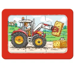 Ravensburger Graafmachine, tractor en kiepauto, 3x6st.