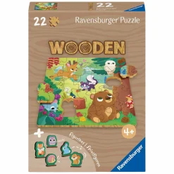 Ravensburger Houten Legpuzzel Bosdieren - 22st.