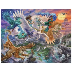 Ravensburger Legpuzzel Auf Dem Pegasus Durch Die Lufte, 2000st.