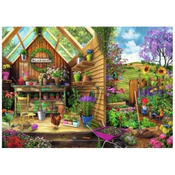 Ravensburger Legpuzzel Blik in het Tuinhuis, 300st.