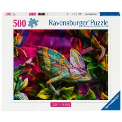 Ravensburger Legpuzzel Colorful Animals Kameleon, 500st.