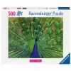 Ravensburger Legpuzzel Colorful Animals Pauw, 500st.