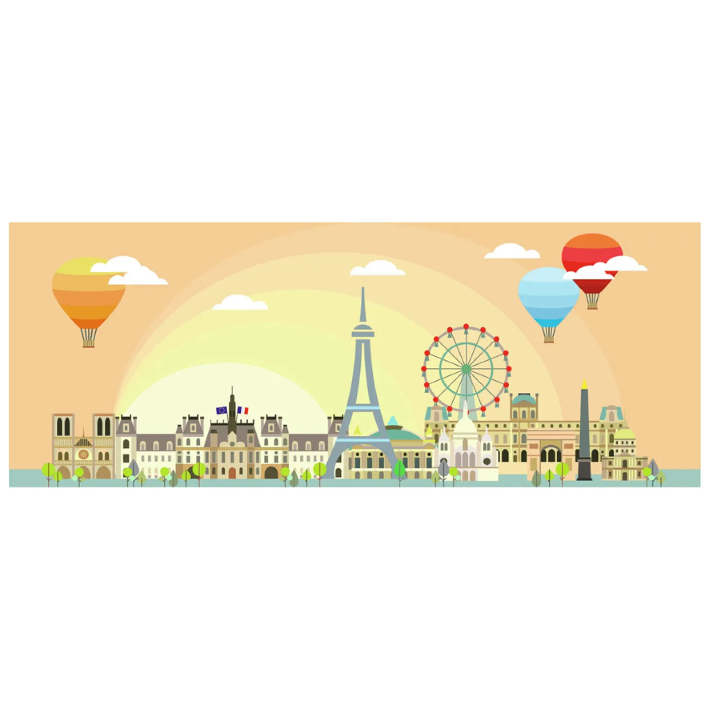 Ravensburger Legpuzzel Een Dag in Parijs, 1000st.