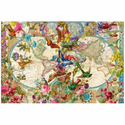 Ravensburger Legpuzzel Flora en Fauna Wereldkaart, 3000st.