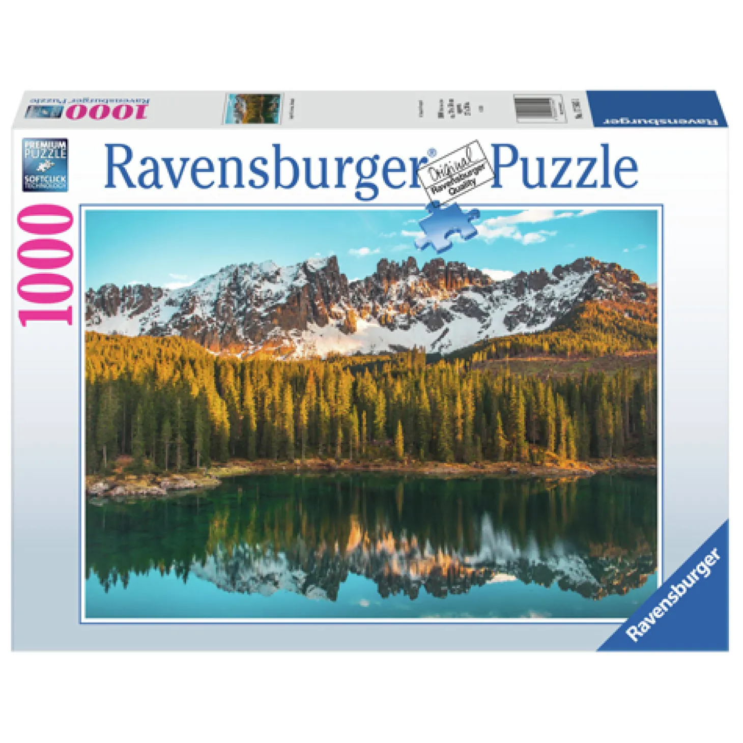 Ravensburger Legpuzzel Italian Landscapes Lago Di Carezza, 1000st.