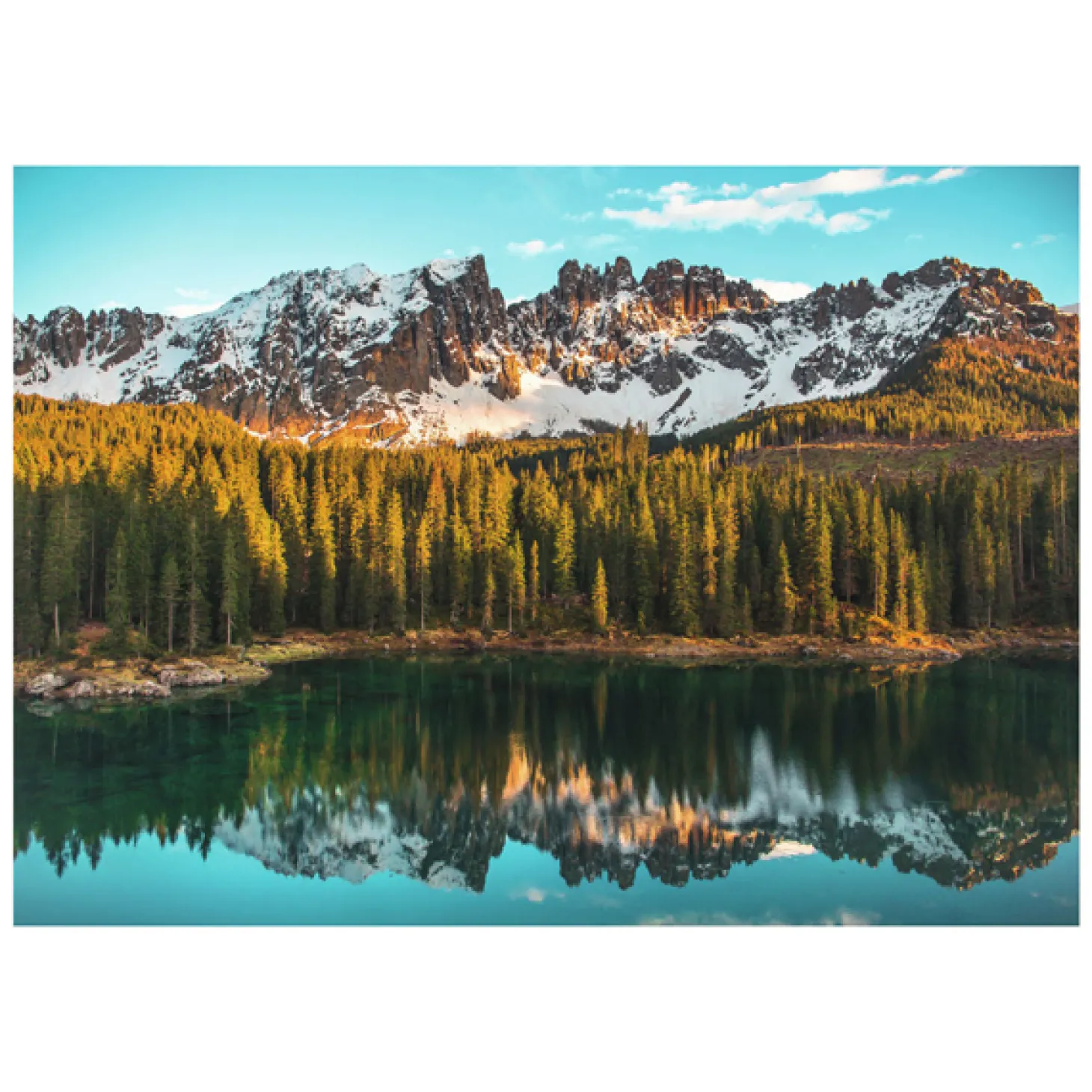 Ravensburger Legpuzzel Italian Landscapes Lago Di Carezza, 1000st.