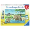 Ravensburger Legpuzzel Jonge Dieren Uit de Hele Wereld, 2x12 st.