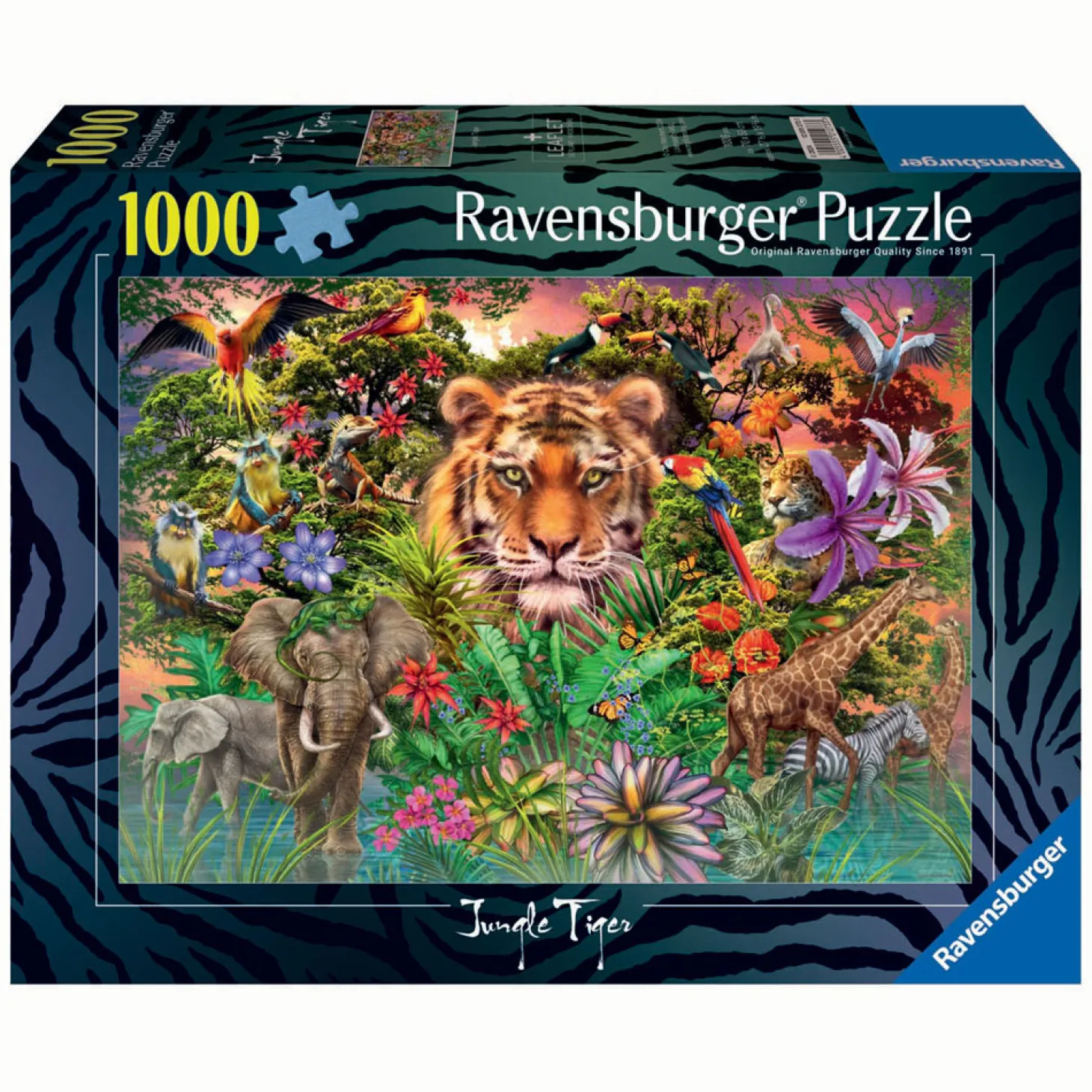 Ravensburger Legpuzzel Jungle Tiger, 1000st.