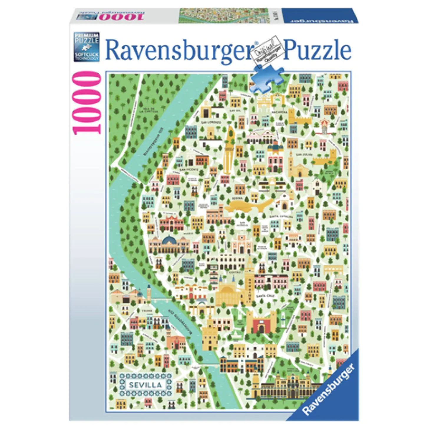 Ravensburger Legpuzzel Map Of Seville, 1000st.